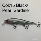 Col: 15 Black/ Pearl Sardine