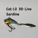 Col:12 3D Live Sardine